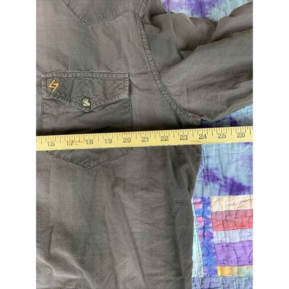 Cinch Garth Brooks Sevens Men's XL Snap Button Up Long Sleeve Brown Embroidered - Picture 7 of 10